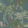 DUTCH WALLCOVERINGS Tapete Monkey Puzzle Gr&uuml;n
