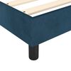 vidaXL Boxspringbettgestell Dunkelblau 200x200 cm Samt