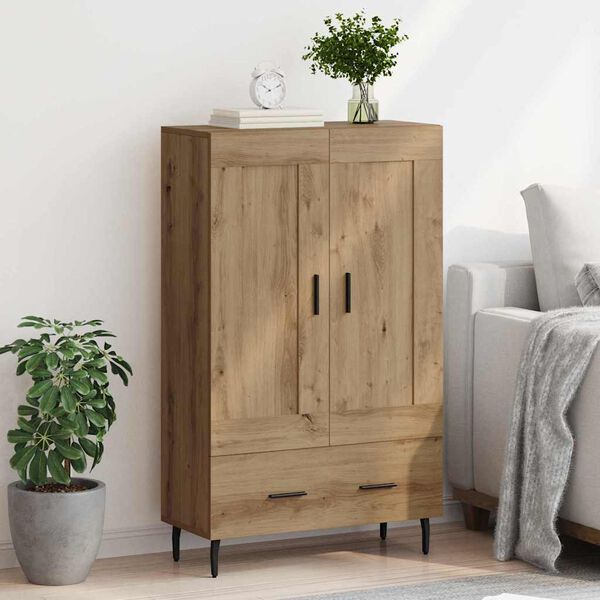 vidaXL Highboard Artisan-Eiche 69,5 x 31 x 115 cm Holzwerkstoff