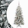 vidaXL K&uuml;nstlicher klappbarer Weihnachtsbaum 150 cm 150 LEDs