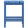 vidaXL Adirondack-Gartenst&uuml;hle mit Tisch HDPE Aquamarin