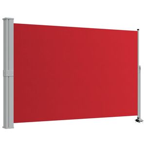 vidaXL Ausziehbare Seitenmarkise 160x300 cm Rot