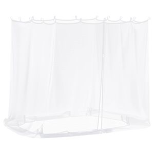 vidaXL Moskito-Netz f&uuml;r Pavillon 220 Mesh Wei&szlig; 2 x 2 x 2 m Polyester
