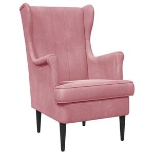 vidaXL Sessel Rosa Samt