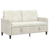 vidaXL Sofa mit Stauraum Creme 152 x 78 x 87 cm Polyester