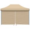 vidaXL Party-Zelt Beige 279 x 410 x 315 cm Oxford-Stoff