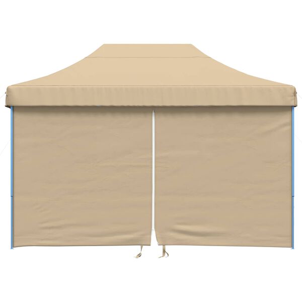 vidaXL Party-Zelt Beige 279 x 410 x 315 cm Oxford-Stoff