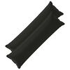 vidaXL Kissen mit Kissen HOUTEN 2 Stk. Schwarz Polyester