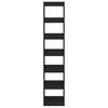 vidaXL B&uuml;cherregal/Raumteiler Schwarz 40x30x198 cm