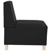 vidaXL Modulares Armfreies Sofa 3 pcs Schwarz 55 x 74 x 82 cm