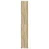 vidaXL Schuhschrank Sonoma-Eiche 80x21x125,5 cm Holzwerkstoff