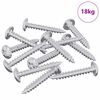 vidaXL Holzschrauben 9231 Stk. Silber Stahl