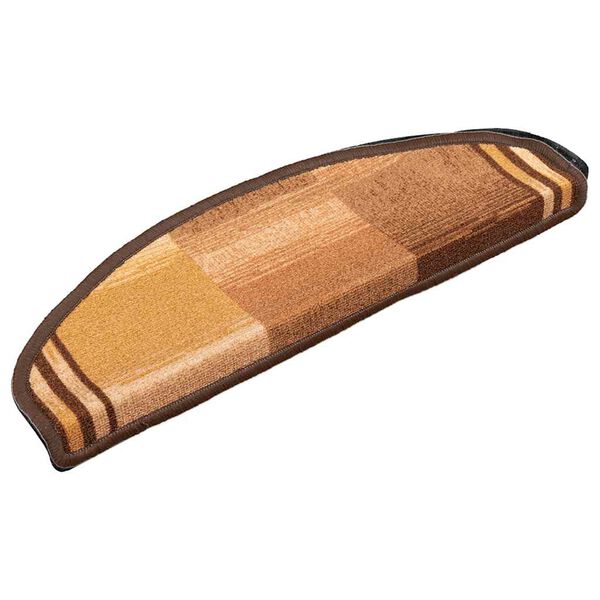 vidaXL Stufenmatten Selbstklebend 5 Stk. 65x21x4 cm Braun