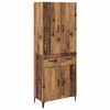 vidaXL Highboard Altholz 69,5 x 34 x 180 cm Holzwerkstoff