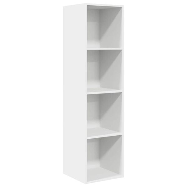 vidaXL TV-Wandschrank Weiß 37x37x142,5 cm Holzwerkstoff