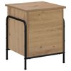 vidaXL Aufbewahrungsbox Artisan-Eiche 80 x 40 x 49,5 cm Holzwerkstoff