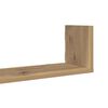 vidaXL Wandregale 3 Stk. Artisan-Eiche 58x18x18 cm Holzwerkstoff
