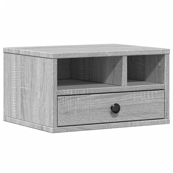 vidaXL Druckerst&auml;nder Grau Sonoma 40x32x22,5 cm Holzwerkstoff