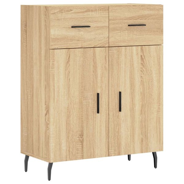 vidaXL Sideboard Sonoma-Eiche 69,5x34x90 cm Holzwerkstoff
