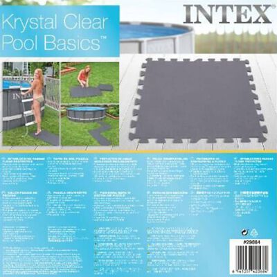 Intex Bodenschutzmatten für Pool 8 Stk. 50x50x0,5 cm 1,9 m²