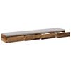vidaXL Bettschubladen Altholz 200 x 36,5 x 16,5 cm Holzwerkstoff