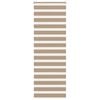 vidaXL Doppelrollo Sandbraun 90x230 cm Stoffbreite 85,9 cm Polyester