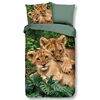 Good Morning Kinder-Bettw&auml;sche-Set LION CUBS 140x200/220 cm Mehrfarbig
