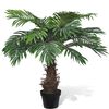 vidaXL Naturgetreue K&uuml;nstliche Cycus-Palme mit Topf 80 cm