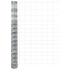vidaXL Zaun mit Pfosten Silber 1.6 x 25 m Stahl