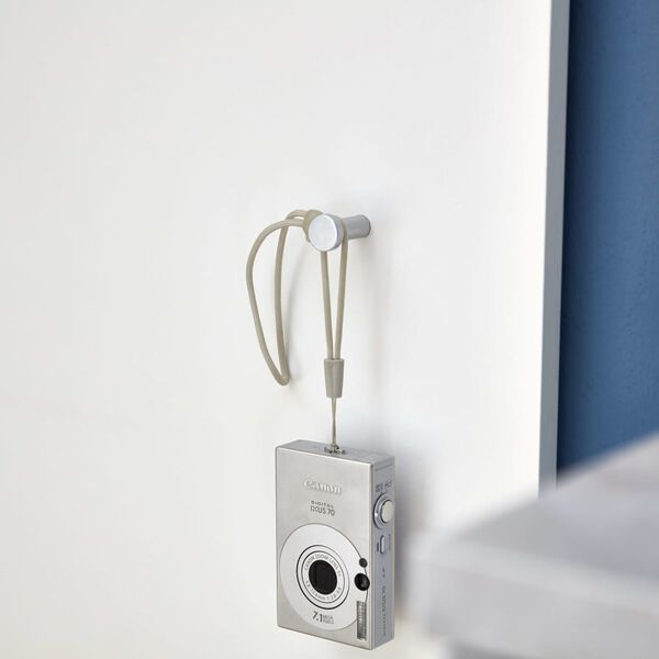 Germania Garderobenleiste Topix 96 x 29 x 147 cm Wei&szlig; und Betongrau