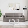 vidaXL Sofa 180cm Taupe Metall