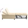 vidaXL Pull-Out Schlafsofa Creme 194 x 50 x 82 cm Sperrholz