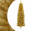 vidaXL K&uuml;nstlicher schlanker Weihnachtsbaum 180 cm 300 LEDs