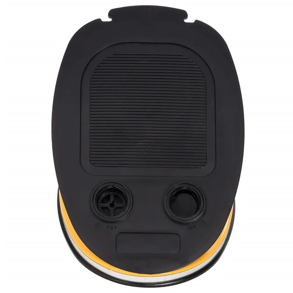 vidaXL Fu&szlig;pumpe 26x18 cm PP und PE Grau und Gelb