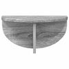 vidaXL Wandregal Graues Sonoma 38 x 19 x 19 cm Holzwerkstoff