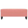 vidaXL Sitzbank Rosa 100x35x41 cm Samt