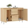 vidaXL Sideboard Sonoma-Eiche 101,5x35x70 cm Holzwerkstoff