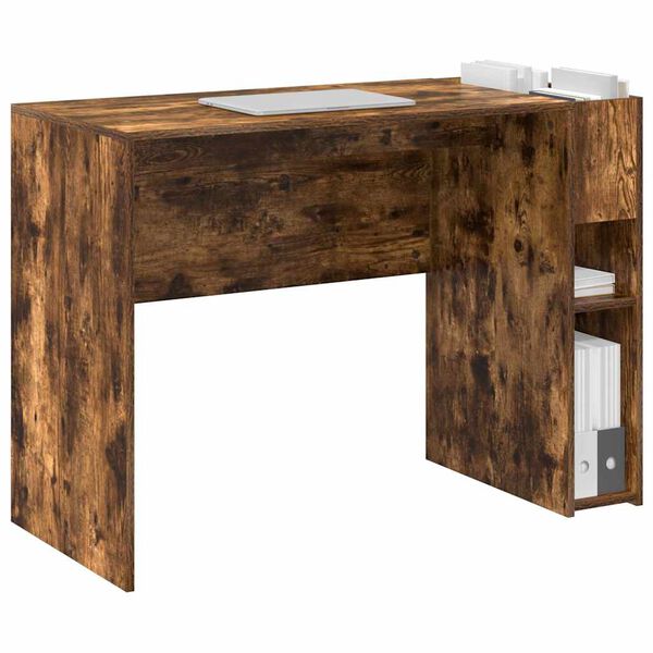 vidaXL Schreibtisch Ger&auml;ucherte Eiche 109 x 50 x 78 cm Holzwerkstoff