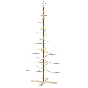 vidaXL Metall-Weihnachtsbaum mit St&auml;nder KUOPIO 180 cm Warmes Wei&szlig;