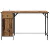 vidaXL Computertisch Altholz 131 x 48 x 75 cm Holzwerkstoff