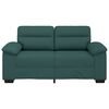 vidaXL 2-Sitzer-Sofa Dunkelgr&uuml;n 160x81x84 cm Stoff
