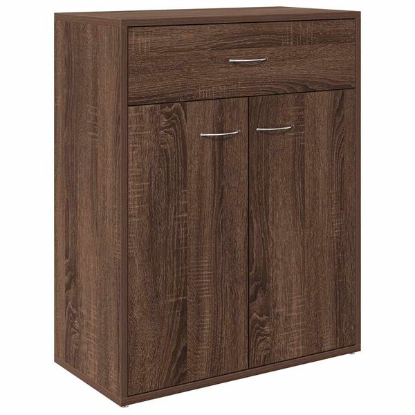 vidaXL Sideboard Braun Eichen-Optik 60x30x75 cm Holzwerkstoff