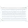 vidaXL Sonnensegel Hellgrau und Wei&szlig; 3,5 x 2 m 100 % Polyester Oxford