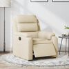 vidaXL Relaxsessel Elektrisch Creme Stoff