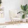 vidaXL Sessel Creme 63 x 67 x 94 cm Stoff