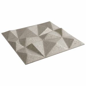 vidaXL Wandpaneele 12 Stk. 50 x 50 cm Diamant Beton XPS Schaum