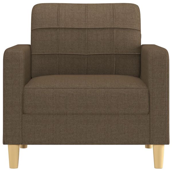 vidaXL Sofasessel Braun 60 cm Stoff