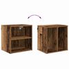 vidaXL H&auml;ngeschrank Altholz 40 x 29,5 x 40 cm Holzwerkstoff