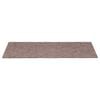 vidaXL Stufenmatten Selbstklebend 30 Stk. 65x21x4 cm Hellbraun Rechteckiger Rand