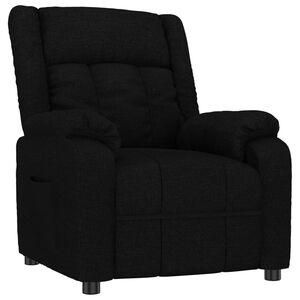 vidaXL Relaxsessel Schwarz Stoff